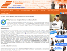 Tablet Screenshot of bestjobsconsultants.com